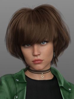 86146 头发 Akemi Baby Hair for Genesis 8 and 8.1 Females