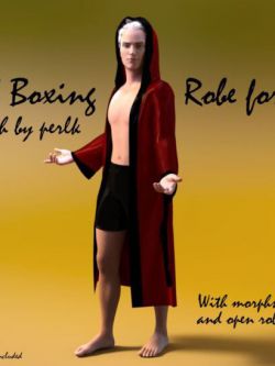 服装 Boxing Robe for Genesis 8 Males