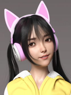 70903 人物 Shizuka HD Character and Hair for Genesis 8 Female