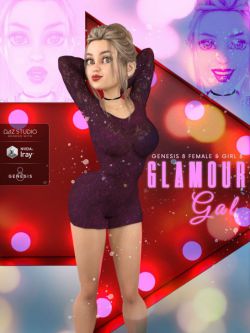 52201 表情 Z Glamour Gal - Poses and Expressions for The Girl 8 and Genesis...