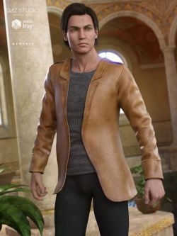 34315 服装 Leather Style Outfit for Genesis 3 Male(s)