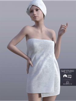 33089 服装 浴巾 Shower Towel for Genesis 3 Female(s)