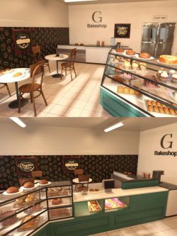 85433 场景 烘焙店  FG Bakeshop