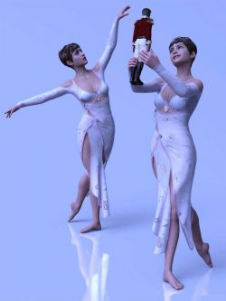 83462 姿态 芭蕾 CDI Nutcracker Ballet Poses for Genesis 8.1