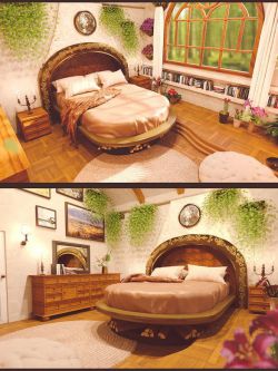 91893 场景 童话卧室 Fairy Tale Bedroom