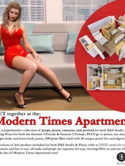 111741 姿势和表情 13 Modern Times Apartment and Poses