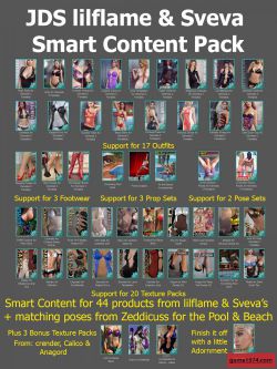 121194 智能内容包 JDS lilflame & Sveva Smart Content Pack