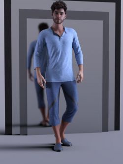 62663 服装  dForce CityBoy Outfit for Genesis 8 Male(s)