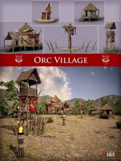 69739 场景 兽人村 MD The Orc Village