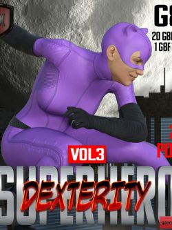 128515 姿态 超级英雄 SuperHero Dexterity for G8F Volume 3