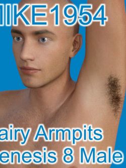 头发 腋窝毛 Hairy Armpits For Genesis 8 Male