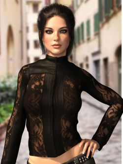 129170 服装 时装 X-Fashion L&L Jacket for Genesis 8 Females