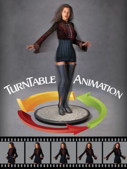 47457 360度转盘动画 360 Rotating Turntable Animations