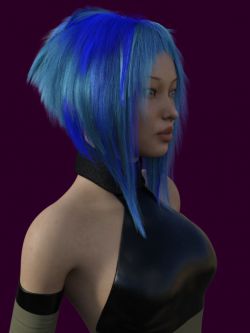 85947 头发 Soo A Hair for Genesis 8.1 Females