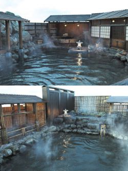 99865 场景 日本浴场  XI Japanese Bath