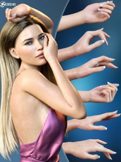 83434 手的姿态 Z Hands of Beauty for Genesis 8 and 8.1 Female