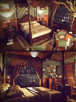 83708 场景 维多利亚式卧室 Victorian Bedroom
