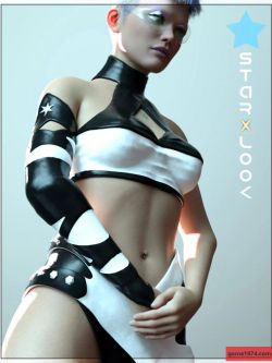 61009 服装 科幻性感 StarXlook Scifi Outfit for Genesis 8 Female(s)