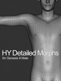 47629 G8F详细形态 HY Detailed Morphs for Genesis 8 Male