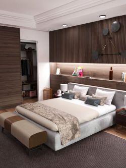 87352 场景 现代房间 FG Modern Room Design