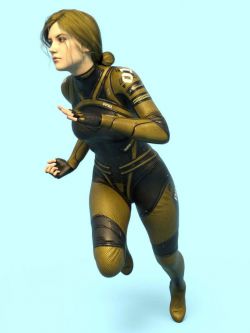 82607 服装 未来派女性战斗服 PF Outfit for Genesis 8 and 8.1 Females