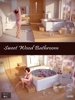 52167 场景 Sweet Wood Bathroom