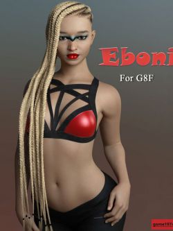 136333 人物  Eboni for Genesis 8 Female
