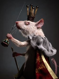 83422 动物 老鼠王  Mouse King for Genesis 8.1 Males