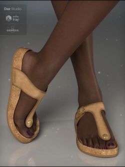 52741 凉鞋 Summer Style Sandals for Genesis 8 Female(s)