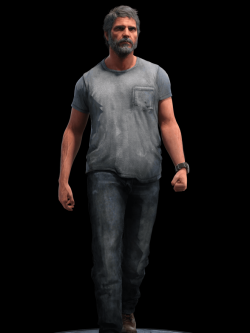 人物服装 TLoU2 in Daz Joel Miller for G8M