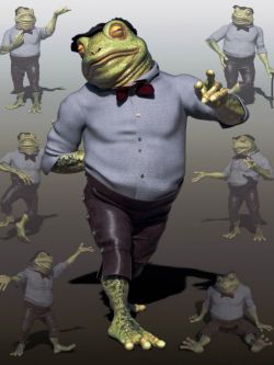 70747 人形青蛙 Dapper Toad Poses for Bullwarg HD