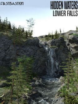 64801 场景 瀑布 1stB Hidden Waters Lower Falls
