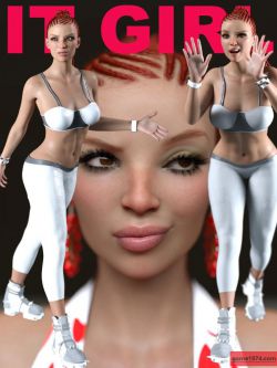 80568 姿态和表情 It Girl Poses and Expressions for Genesis 8.1 Females