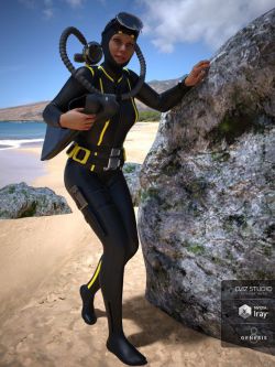 55445 潜水服 Vintage Scuba Gear for Genesis 8 Female(s)