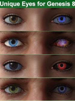58807 人物眼睛 Unique Eyes for Genesis 8