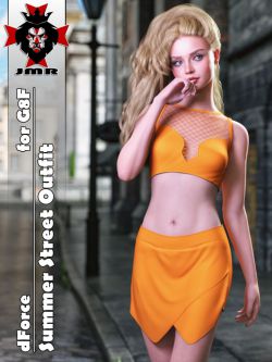 144463 服装 性感夏装  JMR dForce Summer Street Outfit for G8F