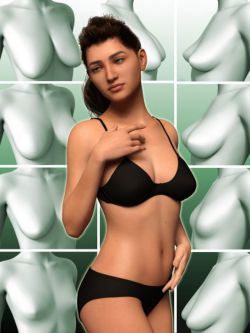 48219 变形 自然乳房形体Natural Breast Morphs for Genesis 8 Female