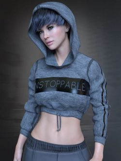 83205 服装 dForce X-Fashion Urban Outfit for Genesis 8 and 8.1 Females