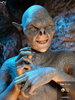 51367 怪物 Goblin Raider HD for Genesis 8 Male