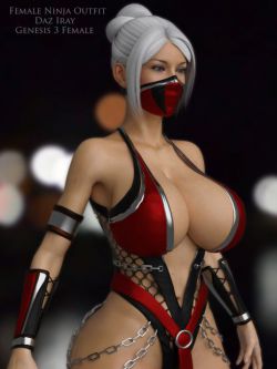 服装 女忍者套装 Female Ninja Outfit for G3F