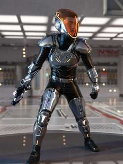 69113 科幻盔甲 Sci-Fi Guard Outfit for Genesis 8 Male(s)