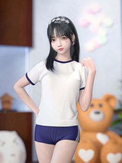 88417 体操服 dForce SU Gymnastics Clothes for Genesis 8, 8.1, and 9