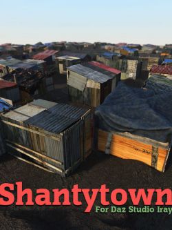145129 场景道具 棚户区  Shantytown for Daz Studio Iray