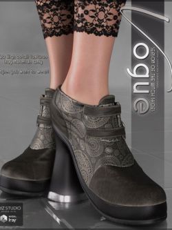 128408 女巫鞋纹理 Vogue for Season of the Witch Shoes