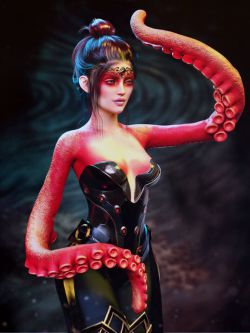 86404 道具 触手臂 FPE Tentacle Arms for Genesis 8 and 8.1 Females