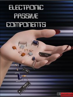 119945 道具 电子元件 Electronic Passive Components by EdArt3D ()