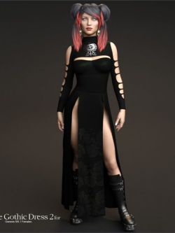 158192 哥特式连衣裙  D-Force Gothic Dress 2 for G8F and G8.1F