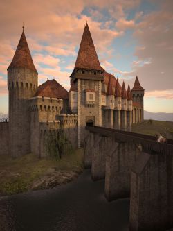 45285 场景 中世纪城堡 Medieval Castle
