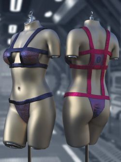 93532 服装 比基尼 Drax Swimsuit for Genesis 9 and 8.1 Female
