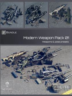 37891 道具 现代武器 Modern Weapon Pack Bundle 01